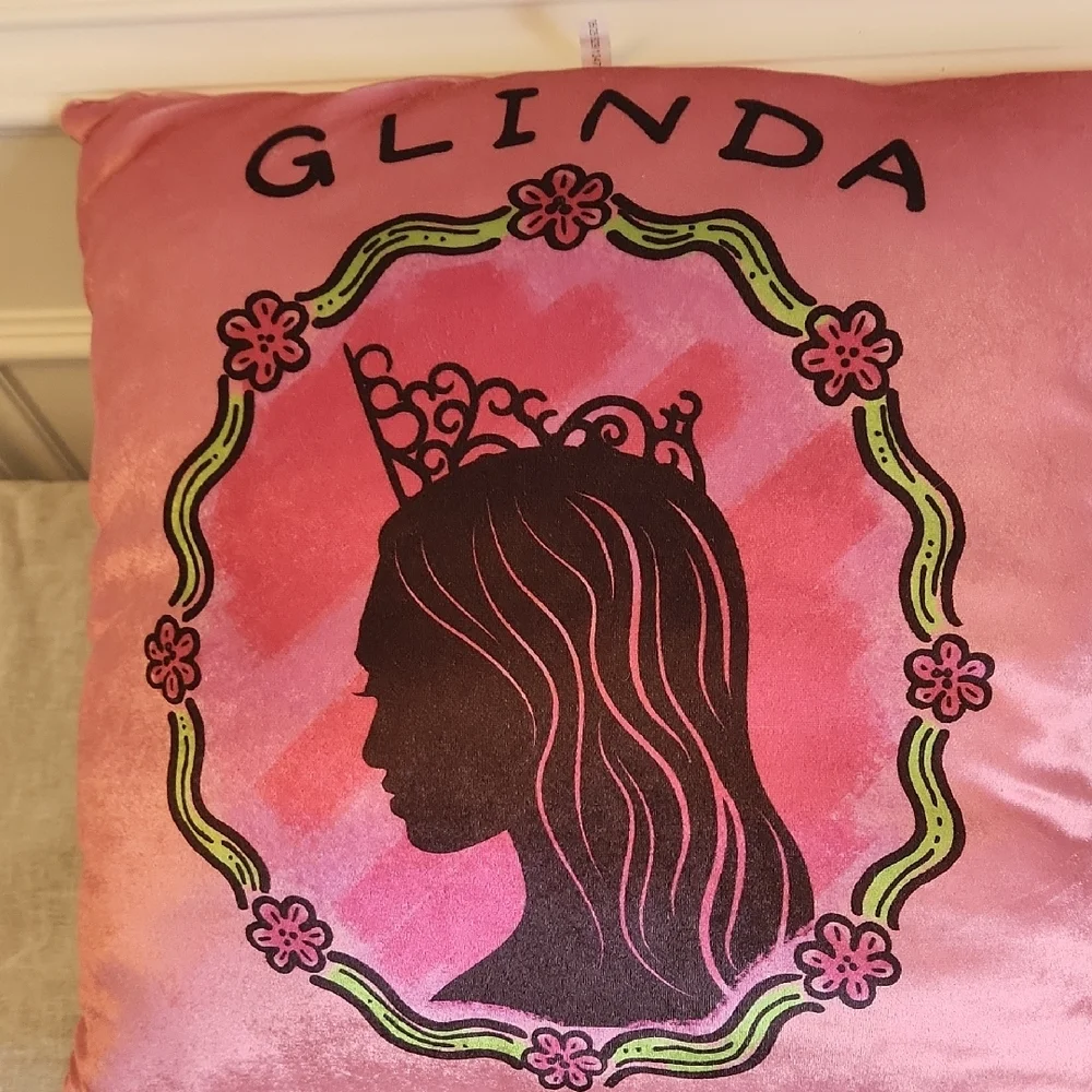 Wicked Elphaba & Glinda Double Sided Pillow